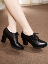 Women's Fashionable Boots, High Heels, Waterproof Platform, Chunky Heels, Winter Shoes